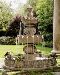 Varieties and subtleties of outdoor tiered fountains. Peba Trading Three Tier Castle Fountain In 2021 Water Fountains Outdoor Fountains Outdoor Yard Fountain