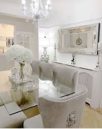 White color schemes have a clean, classic vibe. Impressive 42 Popular Modern Dining Room Furniture Ideas Diningroomideas Glamourous Dining Room Luxury Dining Room Dining Room Furniture Modern