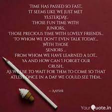 Time Has Passed So Fast Quotes Writings By Ayushi Singh Yourquote