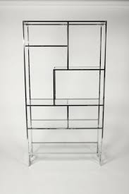 Before i get into the details of this etagere bookcase, today is furniture fixer uppers day, one of my favorite days of the month. Hollywood Regency Dia Chrome Geometric Etagere With Greek Key Pair Available For Sale At 1stdibs
