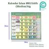 Kalender islam atau kalender hijriah adalah kalender lumar/qamariah yang dikira berdasarkan kepada pergerakan bulan mengelilingi matahari. 1