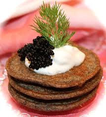 Please Pass The Caviar Russian Buckwheat Blini Kitchen Encounters