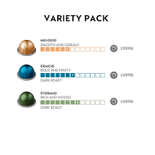 How much are nespresso coffee pods priced at? Nespresso Capsules Vertuoline Medium And Dark Roast Coffee Variety Pack Stormio Odacio Melozio 10 Count Pack Of 3 Amazon Com Grocery Gourmet Food