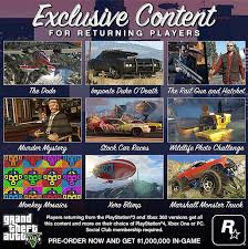 But for the best experience on the road, the duke o'death is the perfect code you . Exclusive Content For Returning Gta V Players On Ps4 Xbox One And Pc Rockstar Network