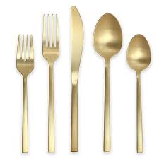 Check spelling or type a new query. Fortessa Arezzo 5 Piece Place Setting In Brushed Gold Bed Bath Beyond