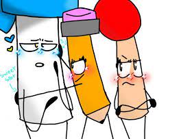 In battle for dream island, pencil competed on team squishy cherries until the teams dissolved in a leg up in the race. Latenews Ca Alors 20 Faits Sur Pencil X Pen Bfb Oh My Collagen Pen You Just Married My Favourite Character From Bfb