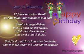 Verse Reime Gedichte Von Sabsel Zum 72 Geburtstag Steemkr