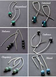 Tips on choosing and working with wire. The Epheriell Christmas Gift Guide Jewelry Tutorials Wire Jewelry Earring Tutorial