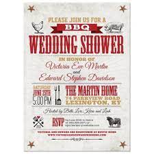 Wedding Bridal Shower Invitation Rustic Bbq Red Gold In 2021 Rustic Bridal Shower Invitations Rustic Invitations Wedding Bridal Shower Invitations