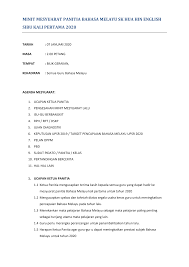 Check 'berbangkit' translations into english. Https Pdfcoffee Com Download Minit Mesyuarat Panitia Bahasa Melayu Kali Pertama 2020 Pdf Free Html