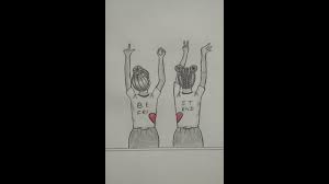 See more ideas about cute drawings, drawings, kawaii drawings. Orasnap Easy Drawings Of Best Friends