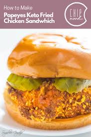 Maybe you would like to learn more about one of these? Popeye S Chicken Sandwich Keto Copycat Recipe Ketorecipes