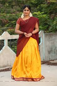 Posted to actress in saree krithi shetty. Pin On Half Saree