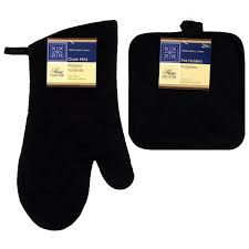 Home Collection Cotton Kitchen Linens - Black Same-Day ...