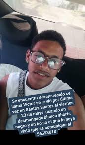 Está perdido tiene 16 años salió de Santos Suárez camino a Marianao nunca  llegó a casa su teléfono da apagado quien lo vea por favor llamar al número  q está en la