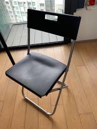 21 posts related to wooden folding chairs ikea. Ikea Black Foldable Chair X2 Furniture Tables Chairs On Carousell