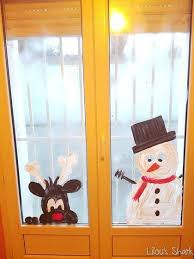 Decorer Ses Vitres Diy Lilou S Shark Le Blog Decoration Fenetre Noel Decoration Noel Maternelle Deco Fenetre Noel