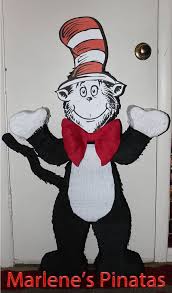Cat In The Hat Pinata Etsy In 2020 Pinata Colorful Party Birthday Fun