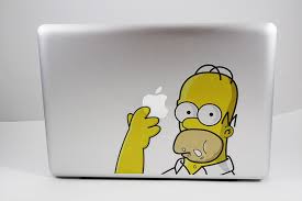 25 Cool And Creative Macbook Stickers Bored Panda This cool bart laptop sticker is made of special vinyl material which can be easily removed off your mac. 25 cool and creative macbook stickers