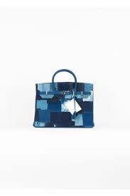 Birkin bags are handmade from leather, and the line is named after english actress and singer jane birkin. Emotional World Indigo Patchwork Birkin Bag 40 Autograph