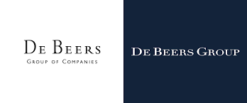 New Logo And Identity For De Beers Group By Pw In 2020 De Beers Identity Logo Beer