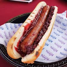 We Tried All Of Knott S Berry Farm S Delicious Boysenberry Treats Knotts Berry Farm Beef Hot Dogs Boysenberry