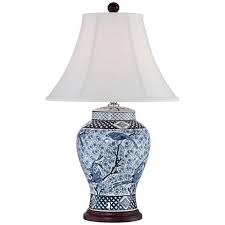 Shonna Blue And White Porcelain Jar Table Lamp 8j346 Lamps Plus Jar Table Lamp Blue And White Lamp Traditional Table Lamps