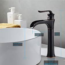 farmhouse waterfall bathroom faucet for