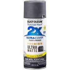 Rust Oleum Painter S Touch 2x Ultra Cover Matte Slate Grey Spray Paint 12oz Blue Spray Paint Primer Spray Paint Outdoor Spray Paint