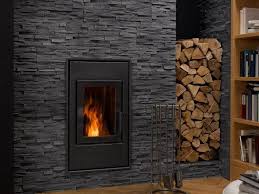 Parement Pierre Avec Plaquettes De Pierre Naturelle Ou Aspect Brique Mur En Pierre Salon Habillage Cheminee Briquette De Parement