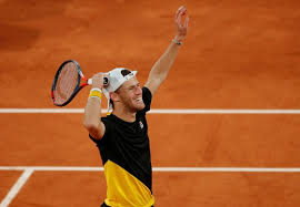Su derecha se fue a la red. Tennis Schwartzman Grinds Down Thiem In Five Hour Battle To Reach Semis The Star