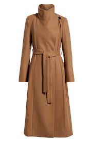 Kenneth cole reaction hooded wool blend walker coat black nwt. Kenneth Cole Fencer Melton Wool Maxi Coat In Camel Natural Lyst