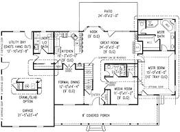 See more ideas about two story house plans, house plans, house. Country House Plan 6 Bedrooms 3 Bath 2750 Sq Ft Plan 13 143