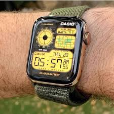 Apple Tech Ig On Instagram Casio Watch Face For Apple Watch Series 4 Which Watch Face Wpupd You Like Casio Watch Apple Watch Faces Casio Vintage Watch