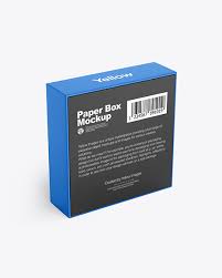 Download Paper Box Mockup In Box Mockups On Yellow Images Object Mockups PSD Mockup Templates