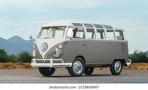 Image result for Medium Gray 1950 VW Bus