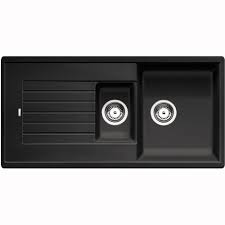 Reversible design to you can tailor to fit your space. Blanco Zia 6s 1 5 Bowl Anthracite Black Silgranit Granite Kitchen Sink