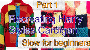 Maybe you would like to learn more about one of these? Recreating Harry Styles Jw Anderson Patchwork Cardigan Diy Tutorial Part 1 Youtube