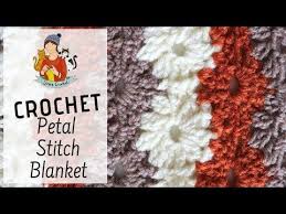 A Href Http Vimperor Ru создать видео онлайн A Crochet Petal Stitch Blanket Beginner Friendly Tutorial Youtube Blanket Knitting Patterns Beginning Crochet Crochet For Beginners Blanket