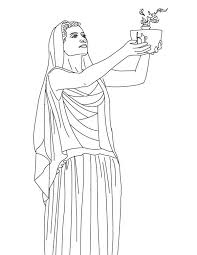 Hestia From Greek Gods And Goddesses Coloring Page Greek Gods Greek Gods And Goddesses Gods And Goddesses