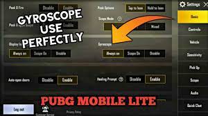 How To Use Gyroscope Perfectly In Pubg Mobile Lite Youtube