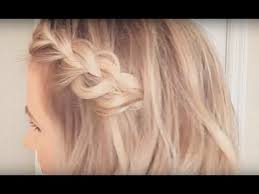 Add some flair to your look & get inspired with for braided pigtails, two sections are enough. Side Braid Hair Tutorial On Short Hair Youtube