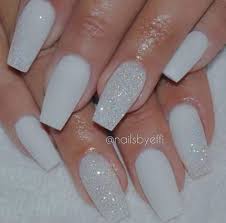 70 new ideas for nails white glitter ongles wedding nails glitter white glitter nails white nails