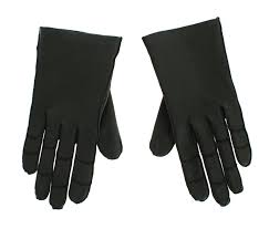 Green Leather Womens Hands Gloves