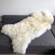 The naturally soft texture of wool means you and your feet will feel super comfortable and cozy. Xxxl 130cm 51 Top Quality British White Sheepskin Rug 100 Natura Wildash London