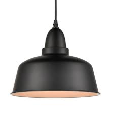 The trim pendant lights perfectly befit the overall streamlined aura of the contemporary culinary space. Matte Black Industrial Metal Kitchen Island Pendant Light Claxy