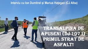 Transalpina de apuseni, dj 107i, stadiul lucrarilor luna iunie 2020. Transalpina De Apuseni Dj 107 I Primul Strat De Asfalt Interviu Dumitrel Si Hategan Youtube