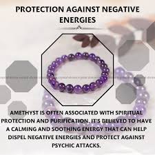 Buddha Stones Natural Amethyst Meditation Balance Bracelet