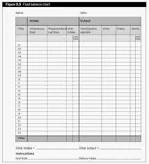 Fluid Balance Charts Nursing