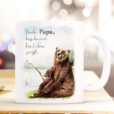 Tasse Becher Bar Barenpapa Papa Mit Junges Angeln Spruch Danke Papa Kaffeebecher Geschenk Spruchbecher Ts1009 Wandtattoos Elfentur Tassen